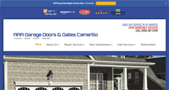 Desktop Screenshot of garagedoorrepaircamarillo.info